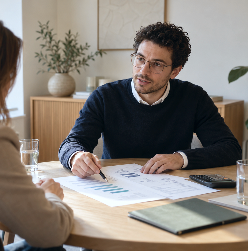 Zakelijke afbeelding voor accountants- en administratiekantoren